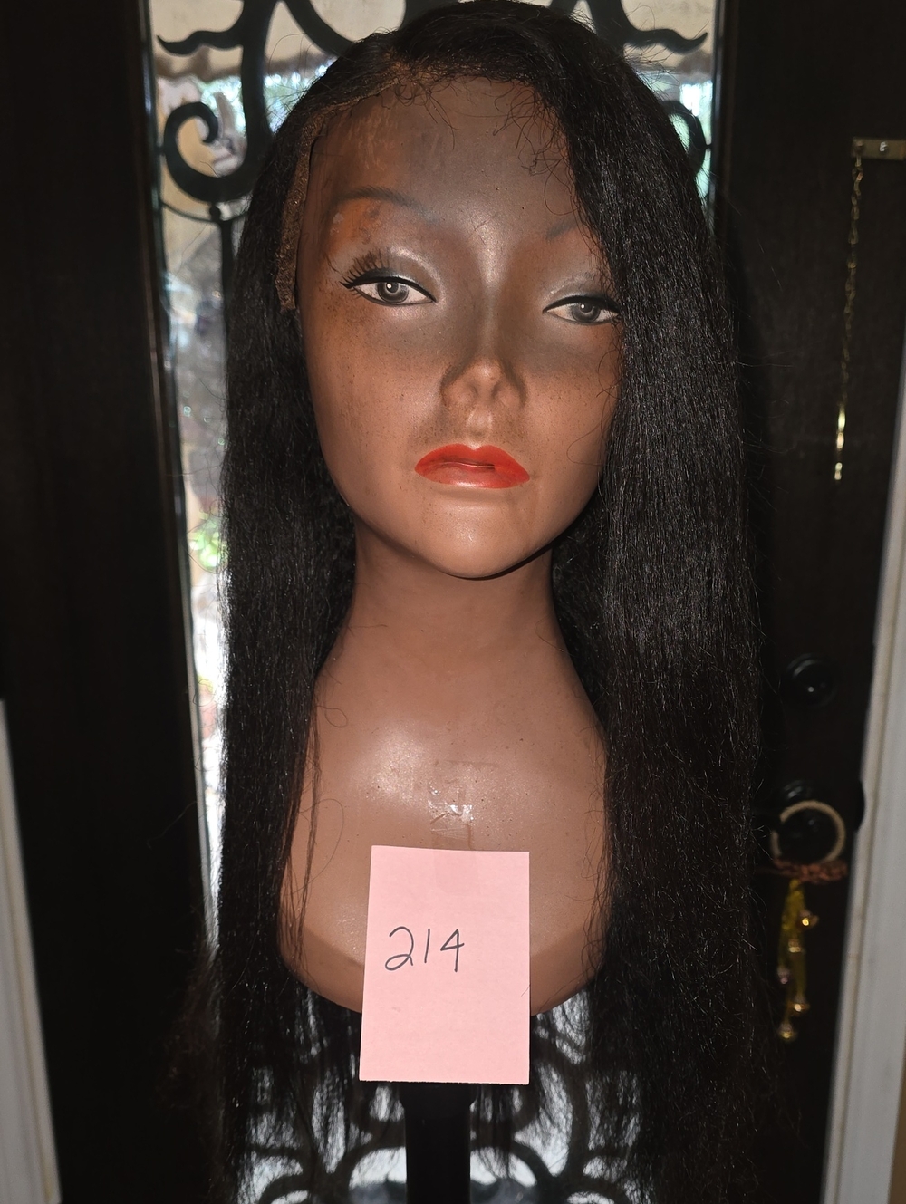 HH KinkyStraight Lace Front Wig